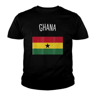 Ghana Flag Ghana Lovers Gift Youth T-shirt | Mazezy
