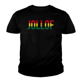 Ghana Jollof Ghana Flag Youth T-shirt | Mazezy