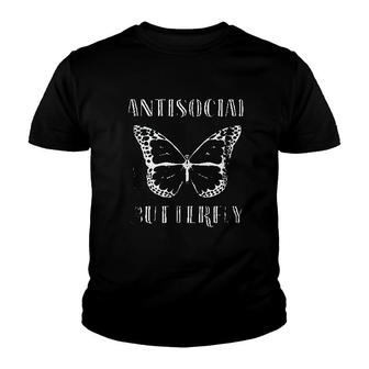Gifts For Introverts Butterfly Youth T-shirt | Mazezy