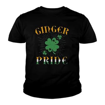 Ginger Pride Red Hair St Paddy's Day Youth T-shirt | Mazezy