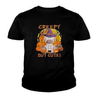 Goat Creepy But Cute Halloween Youth T-shirt | Mazezy