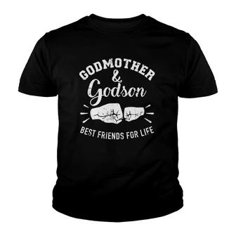 Godmother And Godson Friends For Life Youth T-shirt | Mazezy
