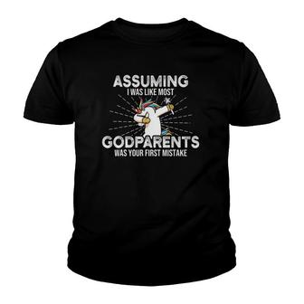 Godparent New First Time Godmother Godfather Assuming Youth T-shirt | Mazezy
