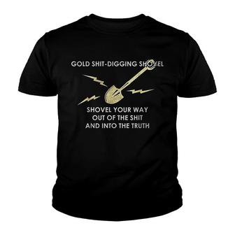 Gold Shovel Youth T-shirt - Thegiftio UK