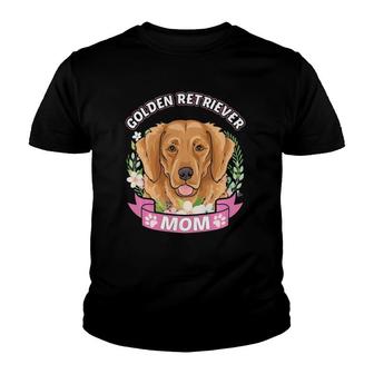 Golden Retriever Mom Mother's Day Gift Youth T-shirt | Mazezy