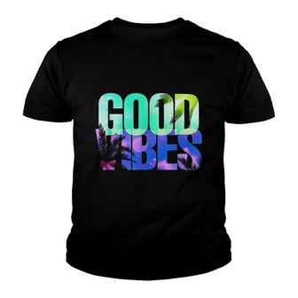 Good Vibes Positive Vibes Only Youth T-shirt - Thegiftio UK