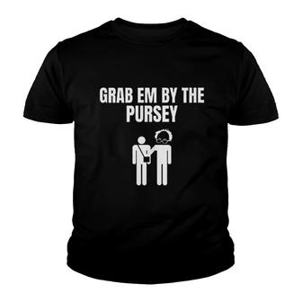 Grab Em By The Pursey Youth T-shirt | Mazezy