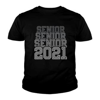 Graduation Gift School College Senior Class Of 2021 Youth T-shirt | Mazezy