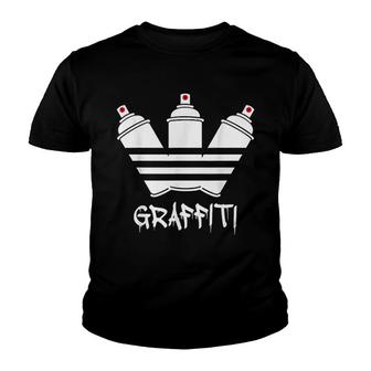 Graffiti Spray Cans Youth T-shirt | Mazezy