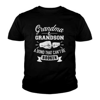 Grandma And Grandson Bond That Can't Be Broken Youth T-shirt | Mazezy