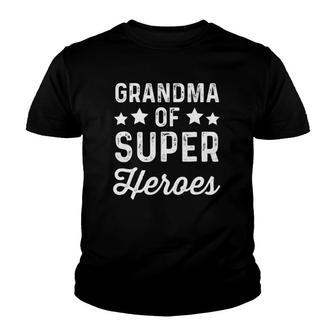 Grandma Super Heroes Funny Superhero Grandmother Youth T-shirt | Mazezy AU