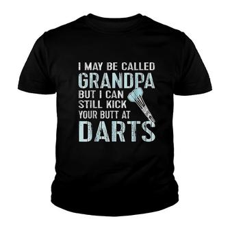 Grandpa Team League Darts Gift Youth T-shirt | Mazezy
