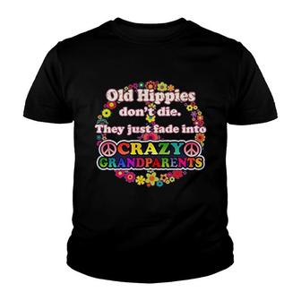 Grandparent Old Hippies Youth T-shirt | Mazezy