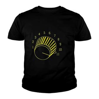Guitar Volume Up To 11 V2 Youth T-shirt - Thegiftio UK