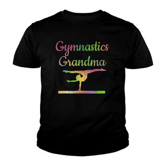 Gymnastics Grandma Gymnast Tee Grandmother Gigi Mimi Youth T-shirt | Mazezy