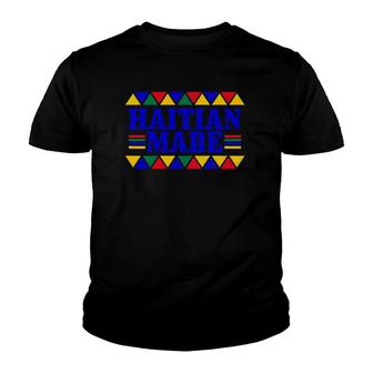 Haiti Haitian Made Pride Vintage Haiti Youth T-shirt | Mazezy