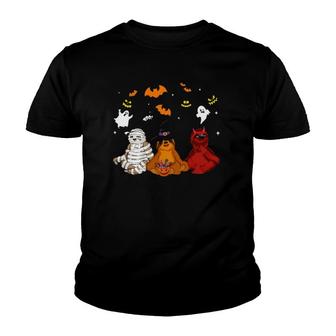 Halloween Sloth Lovers Mummy Witch Demon Costumes Youth T-shirt | Mazezy