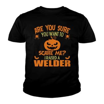 Halloween Welder Youth T-shirt | Mazezy
