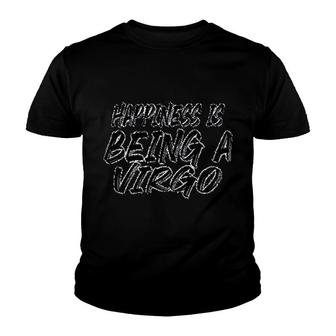Happiness Is Being A Virgo Youth T-shirt | Mazezy