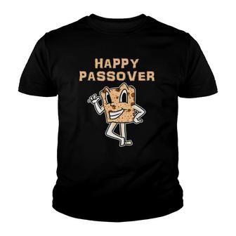 Happy Passover Matzah Funny Pesach Passover Youth T-shirt | Mazezy