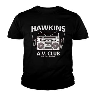Hawkins Middle School 1983 Av Club Youth T-shirt | Mazezy