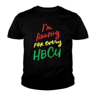 HBCU Black History Month I'm Rooting For Every HBCU Youth T-shirt | Mazezy