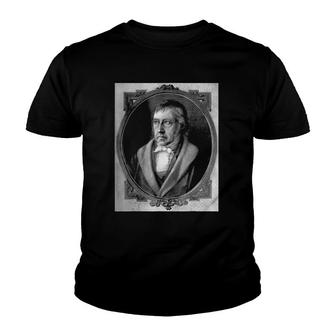 Hegel German Philosopher Philosophy Graphic Tee Youth T-shirt | Mazezy