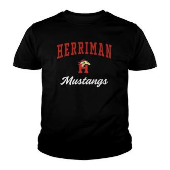 Herriman High School Mustangs C3 Gift Youth T-shirt | Mazezy