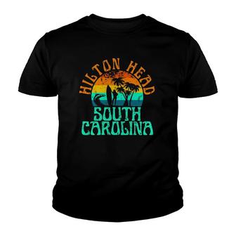 Hilton Head South Carolina Surfing Beach Ocean Waves Surf Youth T-shirt | Mazezy