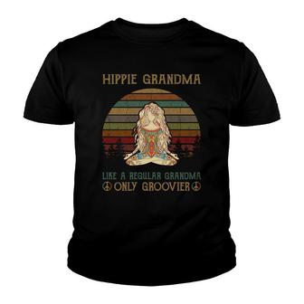 Hippie Grandma Youth T-shirt | Mazezy
