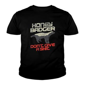 Honey Badger Dont Give A V2 Youth T-shirt - Thegiftio UK