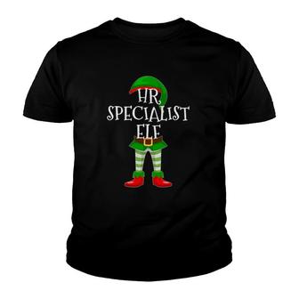 Hr Specialist Elf Christmas Gift Matching Family Youth T-shirt | Mazezy