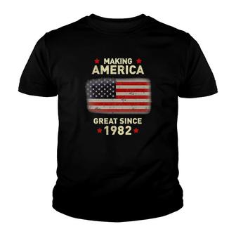 Humor 1982 Vintage 40 Years Old Bday Men Women 40Th Birthday Youth T-shirt | Mazezy