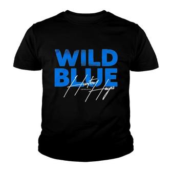Hunter Hayes Wild Blue Signed Youth T-shirt - Thegiftio UK
