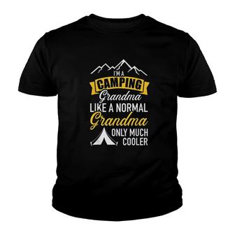 I Am A Camping Grandma V2 Youth T-shirt - Thegiftio UK