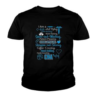 I Am A Cna Nursing School Funny Youth T-shirt - Thegiftio UK