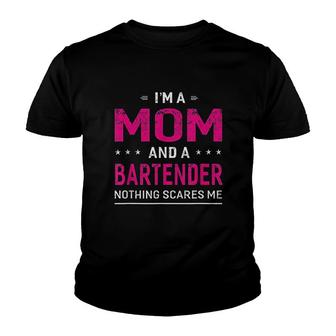 I Am A Mom And Bartender Youth T-shirt | Mazezy