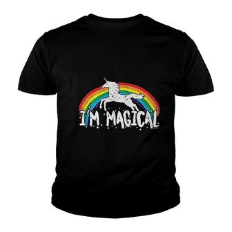 I Am Magical Rainbow Unicorn Magic V2 Youth T-shirt - Thegiftio UK
