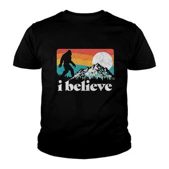 I Believe Funny Retro Youth T-shirt | Mazezy