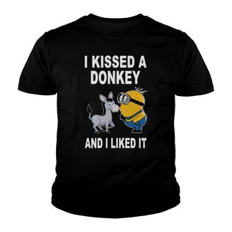 I Kissed A Donkey And I Liked It Youth T-shirt | Mazezy