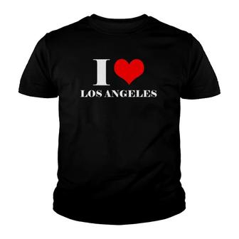 I Love Los Angeles , I Heart Los Angeles California Youth T-shirt | Mazezy