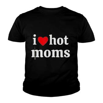 I Love Moms Trend Youth T-shirt | Mazezy