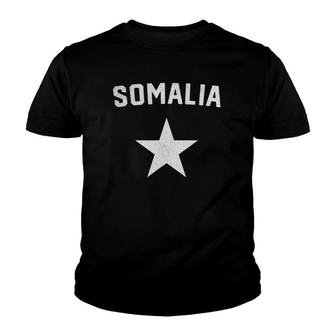 I Love Somalia Minimalist Somalian Flag Youth T-shirt | Mazezy