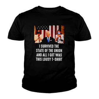 I Survived The State Of The Union And All I Got Was This Lousy Youth T-shirt | Mazezy
