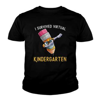 I Survived Virtual Kindergarten Graduation Class Of 2021 Ver2 Youth T-shirt | Mazezy