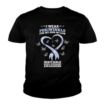 I Wear Periwinkle Son Ibs Awareness Youth T-shirt | Mazezy