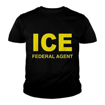 Ice Federal Agent Us Border Patrol Costume Youth T-shirt - Thegiftio UK