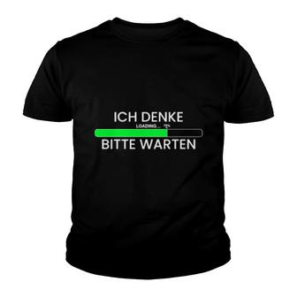 Ich Denke Informatiker It Nerd Itler Programmierer Spruch Youth T-shirt | Mazezy