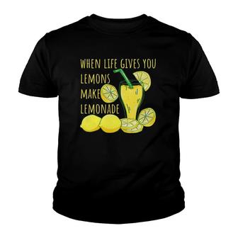 If When Life Gives You Lemons Make Lemonade Sweet Tea - Sign Youth T-shirt | Mazezy