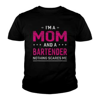 Im A Mom And Bartender Youth T-shirt | Mazezy